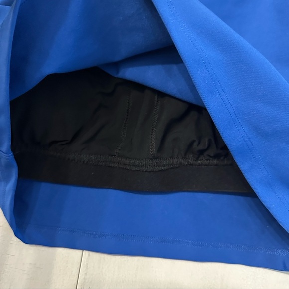 Johnny Was Calme Royal Blue & Black Endure Athletic Long Sports Bra Sz L GUC - Picture 3 of 7